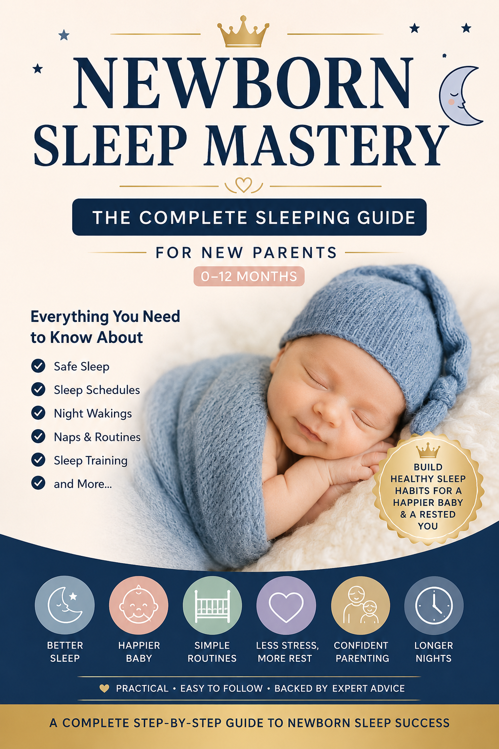 Newborn Sleep Mastery-Gentle Baby Sleep Guide for New Parents